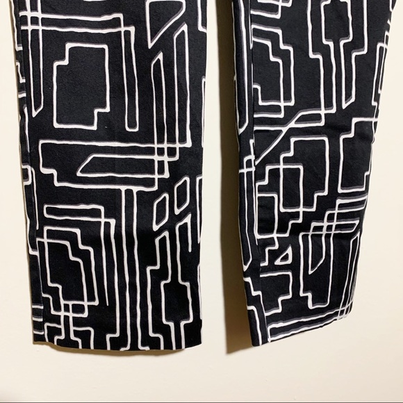 🌸 WORTHINGTON Abstract Print Slacks/Pants - Picture 2 of 7